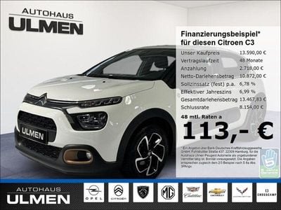 Gebraucht Citroën C3 PureTech 82 PS (60 kW) 2023 Weiss Kleinwagen