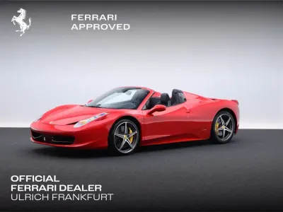 Second-hand Ferrari 458 570 CP (419 kW) 2012 Roșu Cabrio