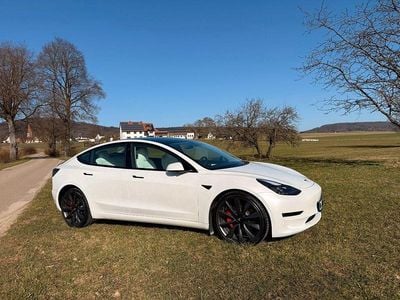 Gebraucht Tesla Model 3 Performance 377 kW (513 PS) 2021 Weiß Limousine