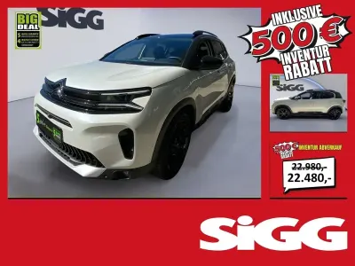 Gebraucht Citroën C5 Aircross Shine 136 PS (100 kW) 2024 Lack weiss perlglänzend/typ aussenverkle (metallic) SUV
