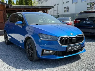 Begagnad Skoda Fabia Style 110 HK (80 kW) 2022 Blå Halvkombi