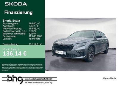 Gebraucht Skoda Scala Tour 95 PS (69 kW) 2025 Grau Kleinwagen