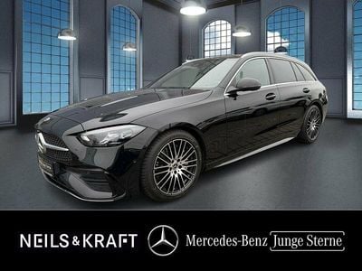 Gebraucht Mercedes C220 AMG 200 PS (147 kW) 2022 Unilack schwarz Kombi