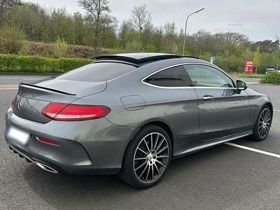 Usata Mercedes C250 AMG line 211 CV (155 kW) 2017 Grigio Coupé