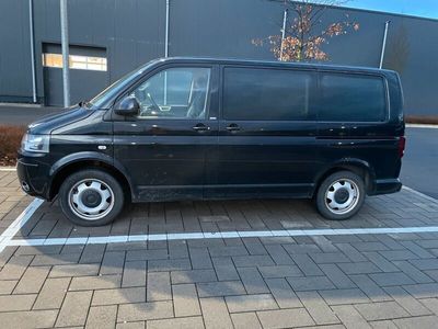 gebraucht VW Multivan T5 in schwarz 2 Schiebetüren Van