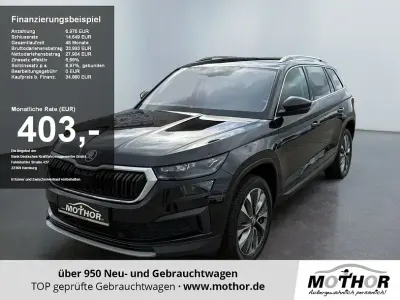 Gebraucht Skoda Kodiaq Tour 150 PS (110 kW) 2022 Schwarzmagic perleffekt SUV