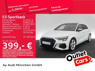 Gebraucht Audi S3 Sport 310 PS (228 kW) 2024 Gletscherweiß metallic Limousine