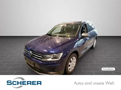 Gebraucht VW Tiguan Allspace Comfortline 150 PS (110 kW) 2021 Atlantik blue metallic SUV