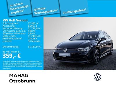 Schwarz Gebraucht 2021 VW Golf VIII R-line Kombi | 27.980 € (Etwas zu teuer)