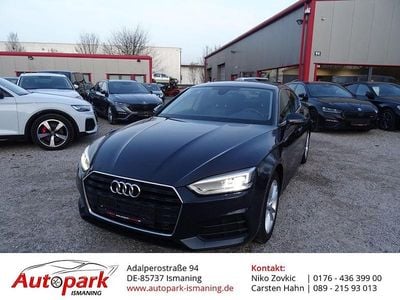 Gebraucht Audi A5 Sportback Basis 150 PS (110 kW) 2018 Mondscheinblau metallic, monds Kleinwagen