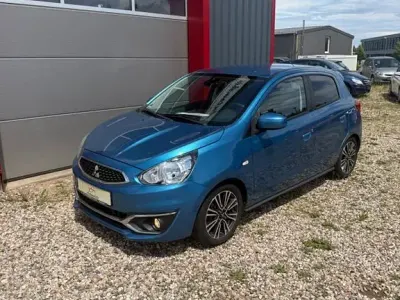 Gebraucht Mitsubishi Space Star Diamant Edition 80 PS (58 kW) 2017 Blau Kleinwagen