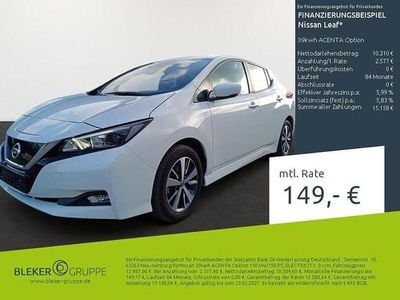 Gebraucht Nissan Leaf Acenta 110 kW (150 PS) 2021 Weiß Kleinwagen