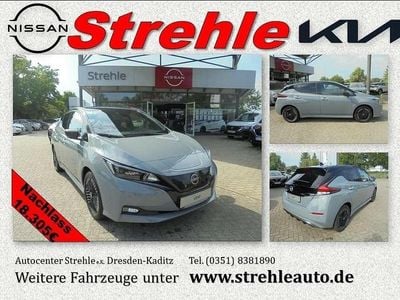 Gebraucht Nissan Leaf N-Connecta 110 kW (150 PS) 2023 Ceramic grey p/black m Kleinwagen