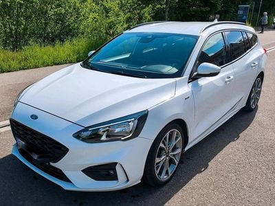 Brugt Ford Focus ST-Line 120 HK (88 kW) 2019 Hvid Stationcar