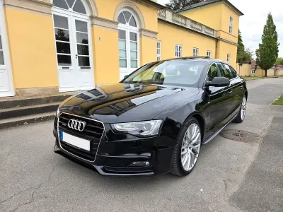 Używany Audi A5 Sportback S-Line 150 KM (110 kW) 2016 Czarny Hatchback