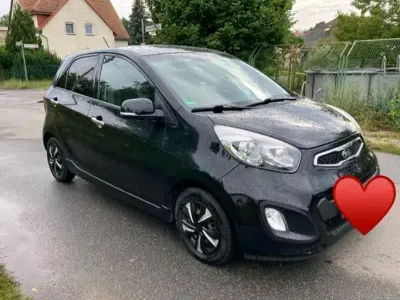 Gebraucht Kia Picanto 85 PS (62 kW) 2014 Schwarz Kleinwagen