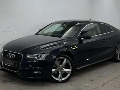 Usata Audi A5 S-Line 224 CV (164 kW) 2014 Blu Coupé