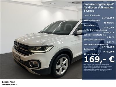 gebraucht VW T-Cross - Style 1.0 TSI DSG LED V-Cockpit Navi