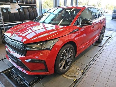 Rot Gebraucht 2021 Skoda Enyaq iV SportLine SUV | 30.415 € (Fairer Preis)