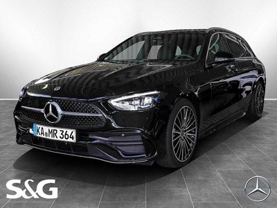 Gebraucht Mercedes C220 AMG 200 PS (147 kW) 2025 Metalliclack obsidianschwarz Kombi