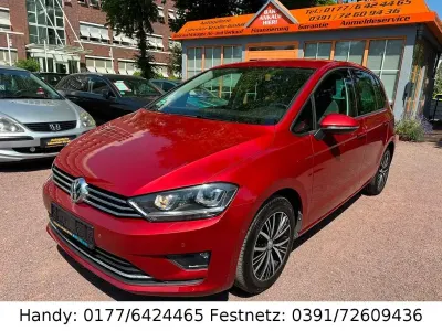Gebraucht VW Golf Sportsvan Allstar 150 PS (110 kW) 2016 Rot Van / Kleinbus