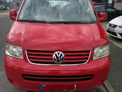 Brugt VW T5 105 HK (77 kW) 2004 Rød Van