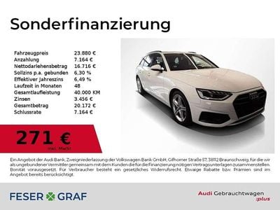 Gebraucht Audi A4 Business 204 PS (150 kW) 2023 Ibisweiß Kombi