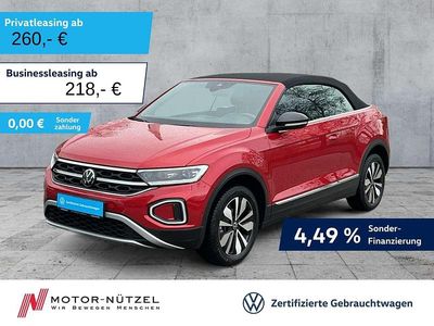 Gebraucht VW T-Roc Cabriolet Style 116 PS (85 kW) 2025 Kings red metallic Cabrio