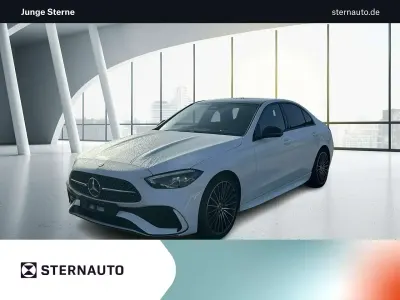 Brugt Mercedes C200 AMG line 163 HK (119 kW) 2025 Hvid Sedan