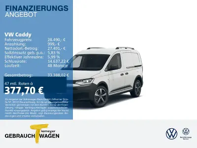 Neu VW Caddy PanAmericana 102 PS (75 kW) 2026 Weiß Van / Kleinbus