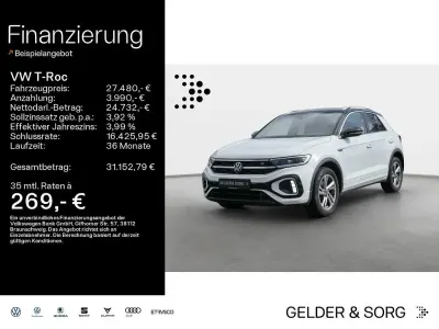 Usata VW T-Roc R-line 150 CV (110 kW) 2023 Bianco SUV