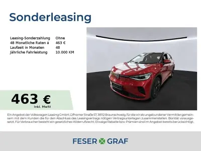 Gebraucht VW ID.4 GTX 219 kW (299 PS) 2022 Kings red metallic schwarz SUV