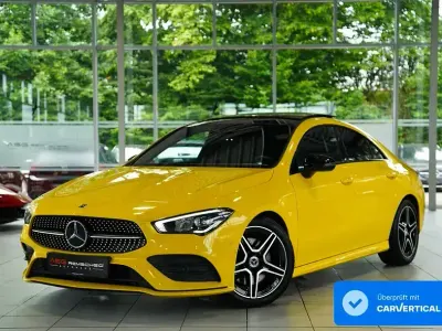 Gebraucht Mercedes CLA200 AMG line 164 PS (120 kW) 2019 Gelb Limousine