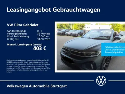 Gebraucht VW T-Roc Cabriolet Edition 150 PS (110 kW) 2023 Cabrio