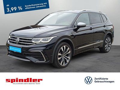 Gebraucht VW Tiguan Allspace R-line 200 PS (147 kW) 2022 Schwarz SUV