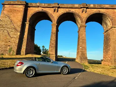 Gebraucht Mercedes SLK280 231 PS (169 kW) 2008 Silber Cabrio