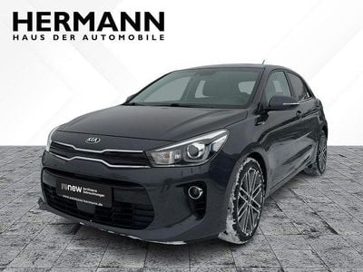 Graphite metallic (grau) Gebraucht 2017 Kia Rio Platinum Edition Limousine | 12.490 € (Fairer Preis)