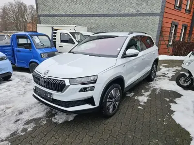 Gebraucht Skoda Karoq Tour 150 PS (110 kW) 2022 Moonweiß metallic SUV