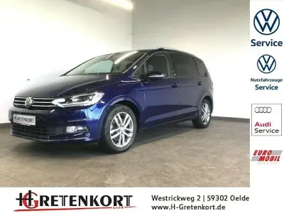 Gebraucht VW Touran Sound 150 PS (110 kW) 2017 Atlantic blue (blau) Van / Kleinbus