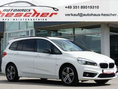 Weiß alpinweiss iii Gebraucht 2016 BMW 218 Gran Tourer Sport Line Van / Kleinbus | 13.980 € (Fairer Preis)
