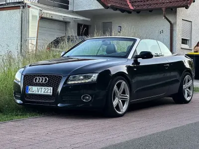 Gebraucht Audi A5 Cabriolet S-Line 239 PS (175 kW) 2010 Schwarz Cabrio