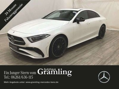 Gebraucht Mercedes CLS220 AMG 194 PS (142 kW) 2023 Manufaktur diamantweiß bright (metallic) Coupé