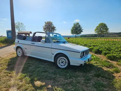 Gebraucht VW Golf Cabriolet 98 PS (72 kW) 1991 Weiß Cabrio