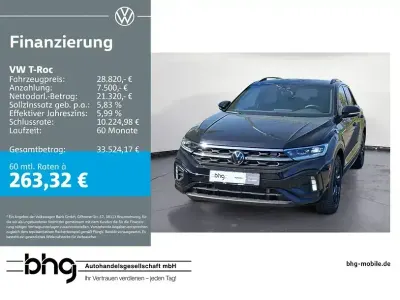 Gebraucht VW T-Roc R-line 150 PS (110 kW) 2025 Schwarz SUV
