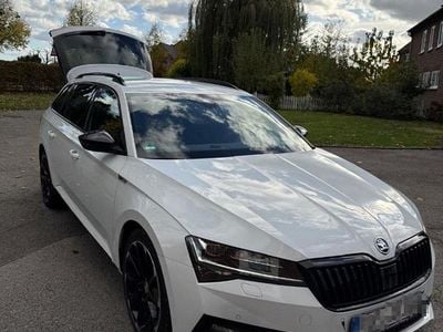Gebraucht Skoda Superb SportLine 272 PS (200 kW) 2019 Weiß Kombi