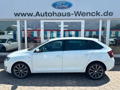 Gebraucht Skoda Rapid Drive 125 PS (91 kW) 2017 Weiß Kleinwagen