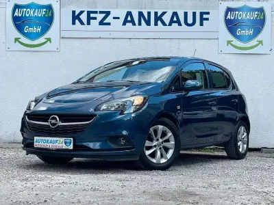 Gebraucht Opel Corsa drive 90 PS (66 kW) 2016 Blau Kleinwagen