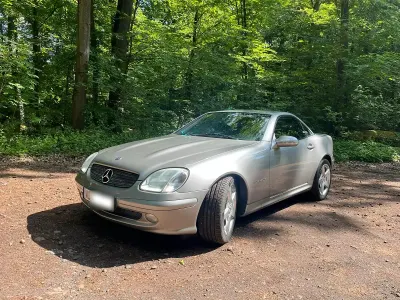 Usata Mercedes SLK200 163 CV (119 kW) 2003 Argento Cabrio