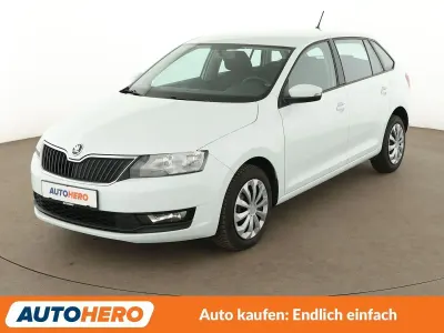 Käytetty Skoda Rapid Cool Edition 95 HP (69 kW) 2018 Valkoinen Viistoperä