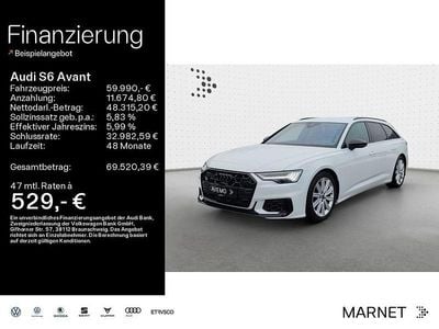Gebraucht Audi S6 Sport 344 PS (253 kW) 2024 Gletscherweiß metallic Kombi